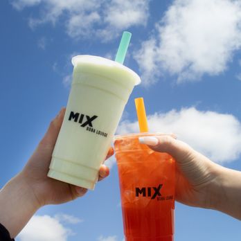 Mix Boba Lounge - Left: Cotton Candy Smoothie
Right: Guava F1 - Bubble Tea Near Me - Grand Rapids, Michigan Mix Boba Lounge - Left: Cotton Candy Smoothie
Right: Guava F1 - Bubble Tea Near Me - Grand Rapids, Michigan
