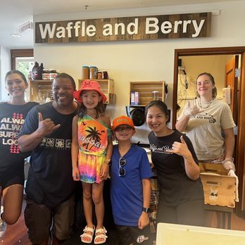 Waffle and Berry - The talented staff! - Waffles Near Me - Honolulu, Hawaii