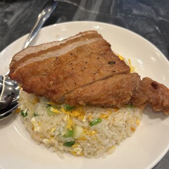 Paradise Dynasty - Fried Rice with Fried Pork Chop - Chinese Near Me - Glendale, California