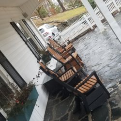 Richmond Inn Bed & Breakfast - The outdoor porch with rocking chairs.