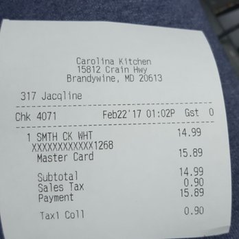 Carolina Kitchen - Soul Food Near Me - Brandywine, Maryland