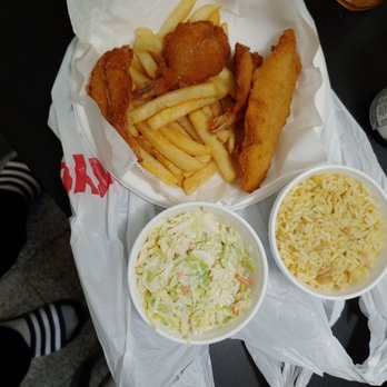 Shrimp House - Fish taco tempura with rice pilaf and coleslaw - Seafood Near Me - Arcadia, California Shrimp House - Fish taco tempura with rice pilaf and coleslaw - Seafood Near Me - Arcadia, California