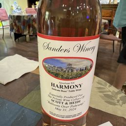 Also a nice bottle of wine made for us Also a nice bottle of wine made for us