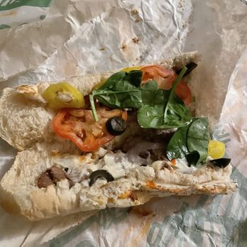 Subway - This is (or should've been) a 12" Steak Sub. - Sandwiches Near Me - Butler, Pennsylvania Subway - This is (or should've been) a 12" Steak Sub. - Sandwiches Near Me - Butler, Pennsylvania