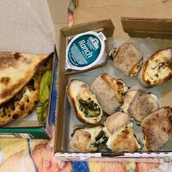 Papa Johns Pizza - Papadia, rolls and wings.