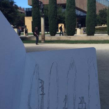 Rodin Sculpture Garden - Drawing, or an example of an activity you could do here to unwind. - Museums Near Me - Stanford, California Rodin Sculpture Garden - Drawing, or an example of an activity you could do here to unwind. - Museums Near Me - Stanford, California