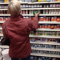 Bread'n Honey Pantry Natural Foods - A most loyal customer making her selection.