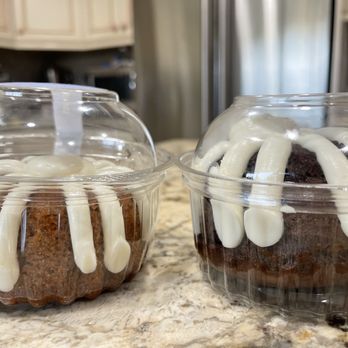 Nothing Bundt Cakes - These are the bogo cakes I ordered. You can see that one is significantly smaller. - Bakeries Near Me - Riverside, California Nothing Bundt Cakes - These are the bogo cakes I ordered. You can see that one is significantly smaller. - Bakeries Near Me - Riverside, California