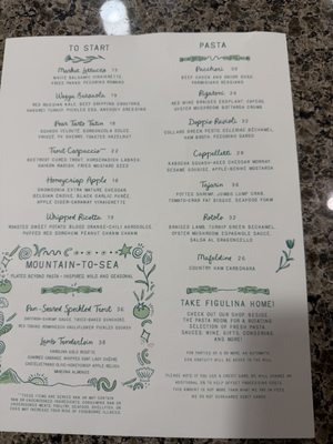 Menu photo 5 Figulina Raleigh, NC