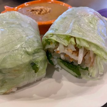 Thai Pot Cafe - Fresh Tofu Spring Roll with peanut sauce - Thai Near Me - Denver, Colorado Thai Pot Cafe - Fresh Tofu Spring Roll with peanut sauce - Thai Near Me - Denver, Colorado