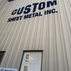 Custom Sheet Metal - Custom Sheet metal inc. has excellent service. They were able to help with a personal project. Laura was very nice and helped me quickly.