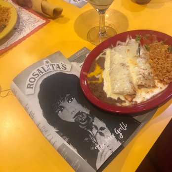 Rosalita's - Spinach & Chicken Enchilada - Tex-Mex Near Me - Atlantis, Florida