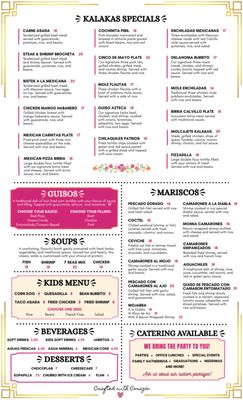 Menu photo 2 Kalakas Mexican Restaurant Warr Acres, OK Menu photo 2 Kalakas Mexican Restaurant Warr Acres, OK
