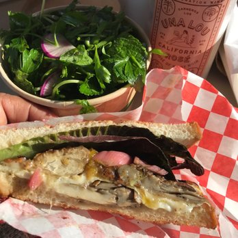 Dad's Luncheonette - Mom's Herb salad and Mushroom sandwich - New American Near Me - Half Moon Bay, California Dad's Luncheonette - Mom's Herb salad and Mushroom sandwich - New American Near Me - Half Moon Bay, California