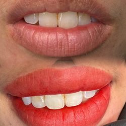 Linh Le - Brows and Lips - Lip blush done