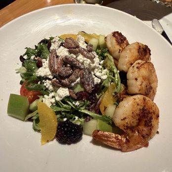 Beach House Restaurant + Bar @ Lovers Point - Beach House salad with grilled shrimp - Seafood Near Me - Pacific Grove, California