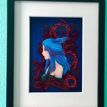 Fastframe Valencia - Framed illustration. - Framing Near Me - Valencia, California Fastframe Valencia - Framed illustration. - Framing Near Me - Valencia, California