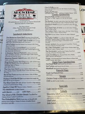 Menu photo 3 Showtime Deli Lexington Park, MD Menu photo 3 Showtime Deli Lexington Park, MD