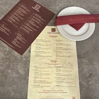 Taco Guild - Menus as of 5/17/2025 - Bars Near Me - Phoenix, Arizona
