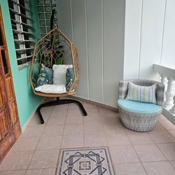 Casa Bomberos - Upper level deck seating areas
