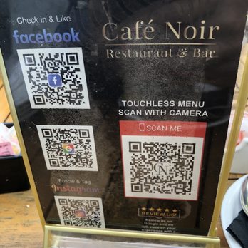 Café Noir - Getting the menu - Bars Near Me - Hollywood, Florida Café Noir - Getting the menu - Bars Near Me - Hollywood, Florida