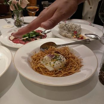 Delilah - Burrata birds nest - New American Near Me - Las Vegas, Nevada