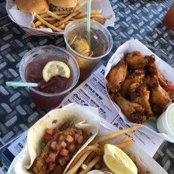 Scotty's Fishing Station - Thai wings, fish cod tacos, lobster sliders