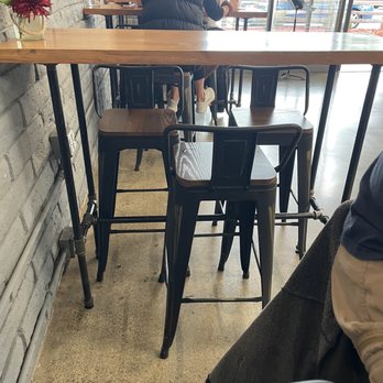 Pampas Cafe - Recycled wood high tops and basic industrial stools - space conscious, but not terribly inviting. Fine for a quick sit. - Coffee & Tea Near Me - Castro Valley, California Pampas Cafe - Recycled wood high tops and basic industrial stools - space conscious, but not terribly inviting. Fine for a quick sit. - Coffee & Tea Near Me - Castro Valley, California