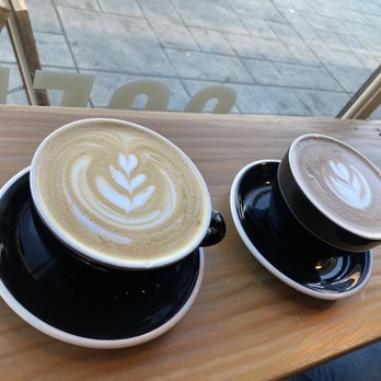Rob's BrewPoint - My latte and my wifes mocha. Good stuff - Coffee & Tea Near Me - El Cajon, California Rob's BrewPoint - My latte and my wifes mocha. Good stuff - Coffee & Tea Near Me - El Cajon, California
