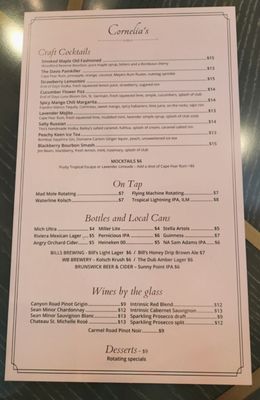 Menu photo 1 Cornelia’s Restaurant Wilmington, NC
