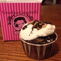 Grandma Campbell's Cupcakes Stand - Smores cupcake!