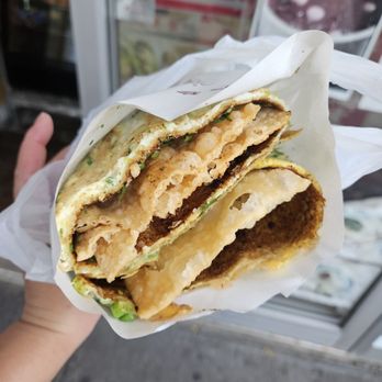 Eight Jane Food 秀八珍卤味 - $6 Egg Crepe - Chinese Near Me - Flushing, New York