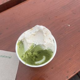 Matcha and maple walnut Matcha and maple walnut