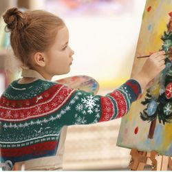Nancy Q Studio - Kids' holiday art classes are starting in Elk Grove and Galt.  Tis the season!