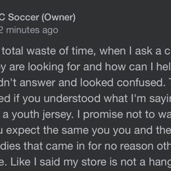 FC Soccer - The "Edit" is where I respond to this