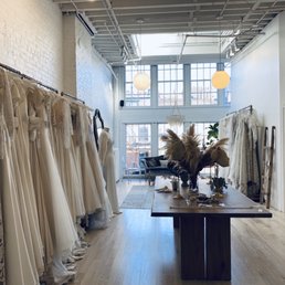The dress selection.