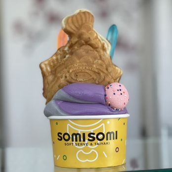 Somisomi - Ube and Sesame Mix - Desserts Near Me - Cupertino, California Somisomi - Ube and Sesame Mix - Desserts Near Me - Cupertino, California