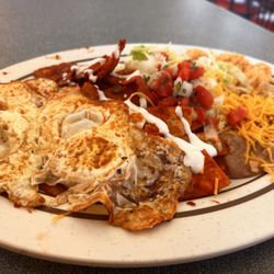 Castañeda's Mexican Food - CHILAQUILES RED