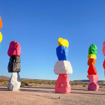 Seven Magic Mountains - Public Art Near Me - Las Vegas, Nevada