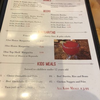 El Molcajete Mexican Restaurant - Menu page 3 of 9 - Mexican Near Me - Chillicothe, Illinois