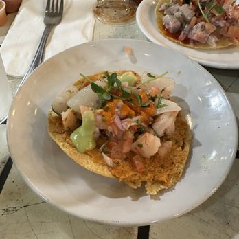Holbox - Smoked Fish Tostada - Latin American Near Me - Los Angeles, California