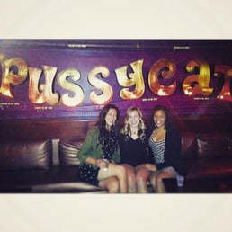 The pussycat lounge- complete with stripper poles and private bar tender!