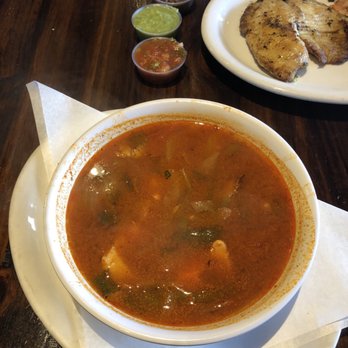 Casa Pasilla - Fish & shrimp soup... so flavorful!! Just spicy enough without being overpowering. - Mexican Near Me - Valencia, California