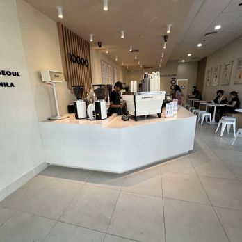 Ten Thousand Coffee - Inside the small cafe - Coffee & Tea Near Me - Monterey Park, California
