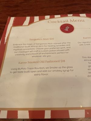 Menu photo 1 Karoo Cafe Seattle, WA