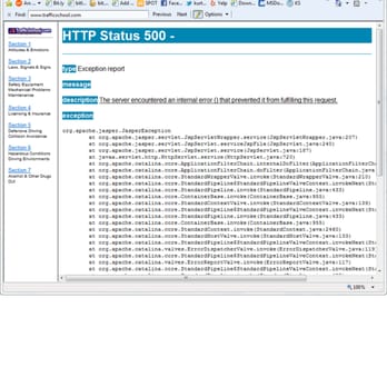 TrafficSchool.com - The 3rd party "Final Exam" service can fail on you as you can see. You can probably just log in 24hrs later & it'll be fixed. - Driving Schools Near Me - Chatsworth, California