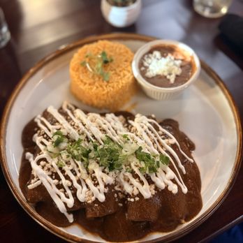 Fogón Mestizo - Mole Enchiladas - Mexican Near Me - Hanover Park, Illinois