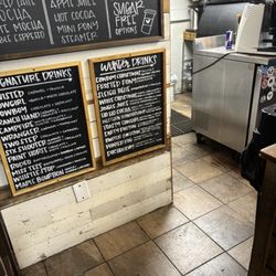 The Pony Expresso - Coffee menu