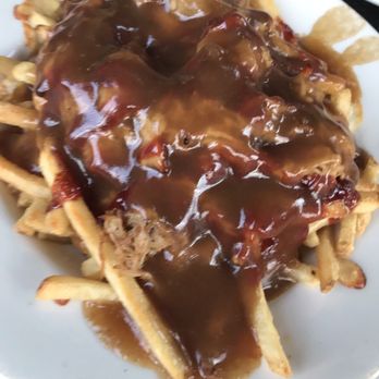 School House Kitchen & Libations - Poutine with BBQ, Gouda, pulled pork - New American Near Me - Arvada, Colorado