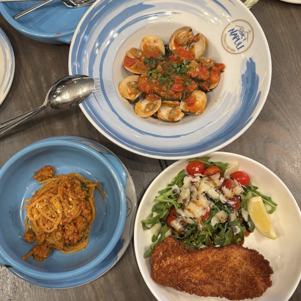 Song E Napule - Rutherford - Pollo Alla Milanese, bucatini, squid ink pasta - Pizza Near Me - Rutherford, New Jersey Song E Napule - Rutherford - Pollo Alla Milanese, bucatini, squid ink pasta - Pizza Near Me - Rutherford, New Jersey